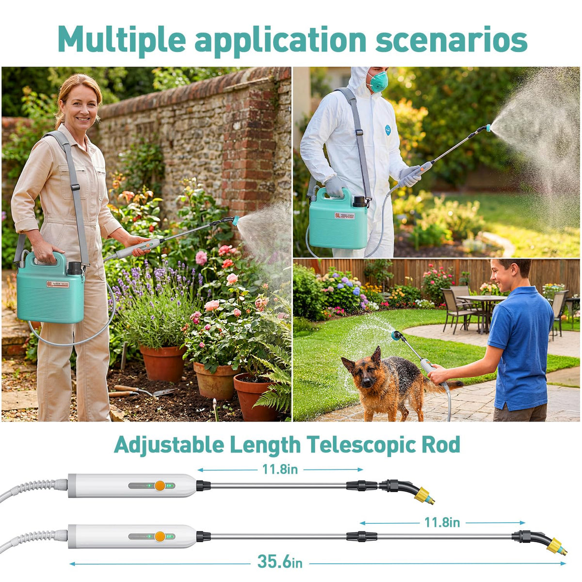 Enhance your gardening with the Tarden Battery Powered Garden Sprayer, perfect for daily use. Available at Curat Cart.