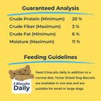 Tartar Shield Dental Dog Biscuits offer premium imported quality for dogs. Buy at Curat Cart for a healthy treat option.