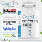 Cognizin Citicoline Capsules from Teaveli enhance brain function. Perfect for daily use, available at Curat Cart.