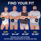 Explore Tena Men Protective Underwear sizing options, ensuring a perfect fit. Available at Curat Cart, 100% Authentic in India.