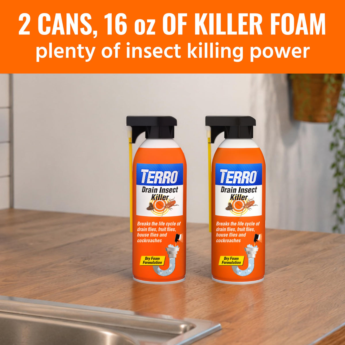Terro Drain Insect Killer Foam Treatment, specially curated by Curat Cart, offers powerful insect-killing capabilities. Perfect for your needs.