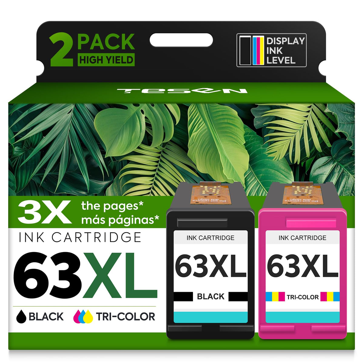 Premium imported TESEN Ink Cartridge Replacement in black and tri-color, designed for high yield and quality printing. Available at Curat Cart.