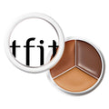 Premium imported TFIT 3 Color Concealer Cream Palette with three shades for flawless coverage and blending.