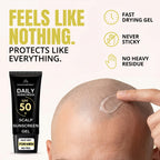 Bald Brothers Bald Head Care offers fast-drying scalp sunscreen gel SPF 50+, 100% authentic and available at Curat Cart.