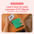 Engage in fun learning with Fidget Game Word Pop CVC Games from Curat Cart, perfect for enhancing reading skills in kids.