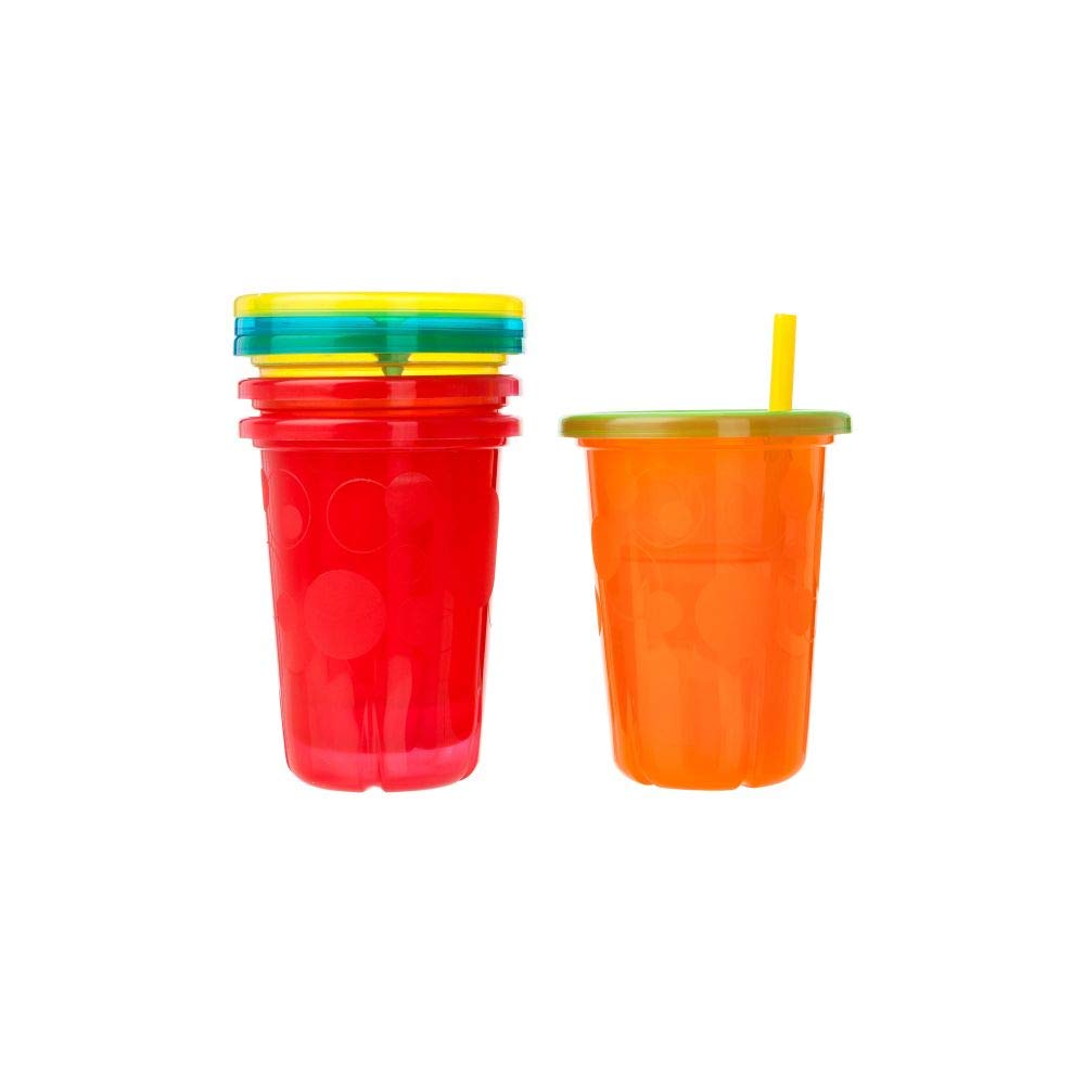 Premium imported straw cups in vibrant colors, perfect for toddlers. Durable design for easy sipping.