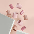 Premium imported Ceramic Core Hair Rollers in soft pink hues, ideal for effortless styling and volume.