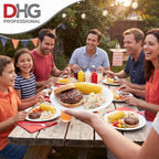 Heavy Weight Grease Resistant Paper Plates enhance outdoor meals. Perfect for gatherings, available at Curat Cart.