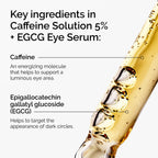 Key ingredients in The Ordinary Bright Set: Caffeine for energy and EGCG to reduce dark circles. Premium imported serum.