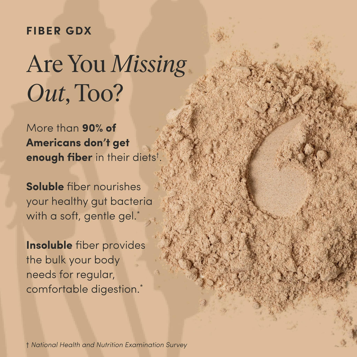 Pause Life Fiber GDX Blend enhances gut health with soluble and insoluble fibers. Perfect for daily use, available at Curat Cart.