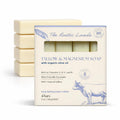 THE RUSTIC LANDS Natural Beef Tallow Soap bars, enriched with vitamins, made in the USA, perfect for healthy skin.