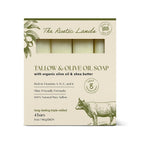 THE RUSTIC LANDS Natural Beef Tallow Soap, made in the USA. Rich in vitamins A, D, E, and K with 100% natural ingredients.