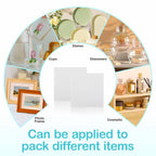 Thickened Packaging Foam Pouches suited for safely packing various items like dishes and glassware. Perfect for daily use at Curat Cart.
