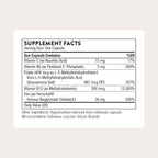 Thorne Advanced Iron Complex supplement facts showcasing essential vitamins and minerals. 100% Authentic, available at Curat Cart.