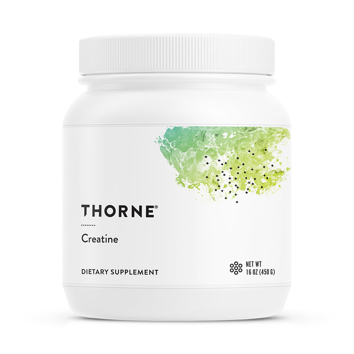 Authentic Thorne Creatine Monohydrate Powder in a sleek container, delivering 100% genuine dietary support.