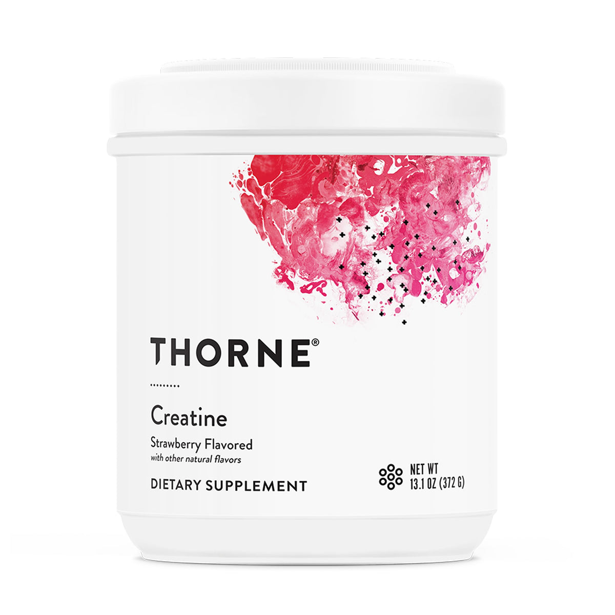 Thorne Creatine Monohydrate Powder in strawberry flavor. Available for online order in India. Enjoy enhanced performance today!