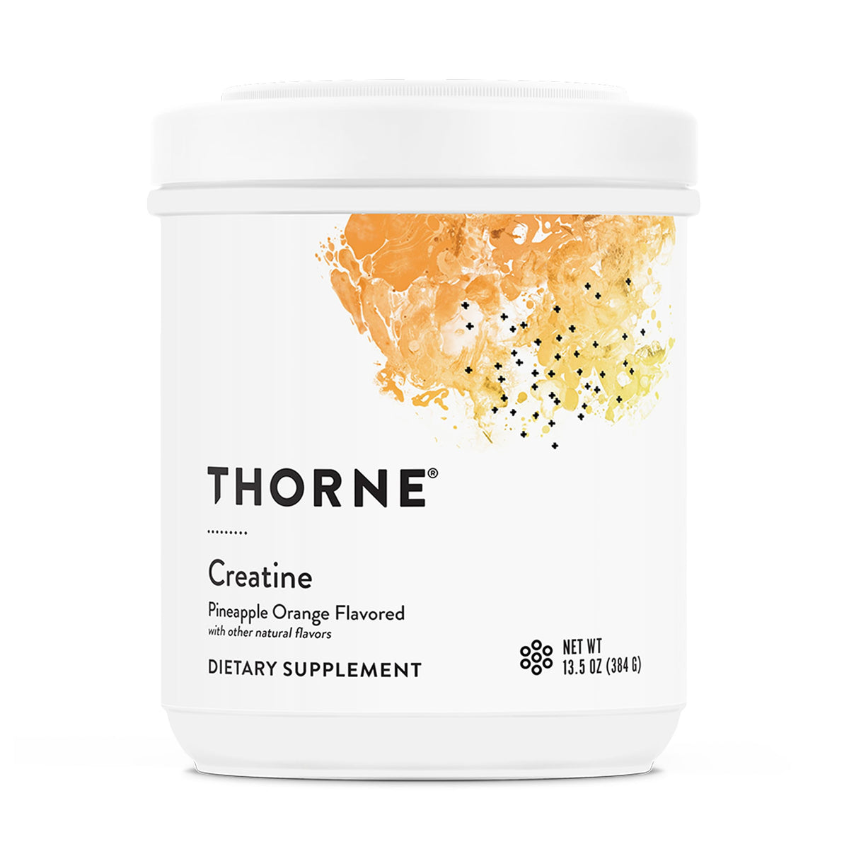 Premium imported Thorne Creatine Monohydrate Powder in Pineapple Orange flavor, a global favorite for fitness enthusiasts.