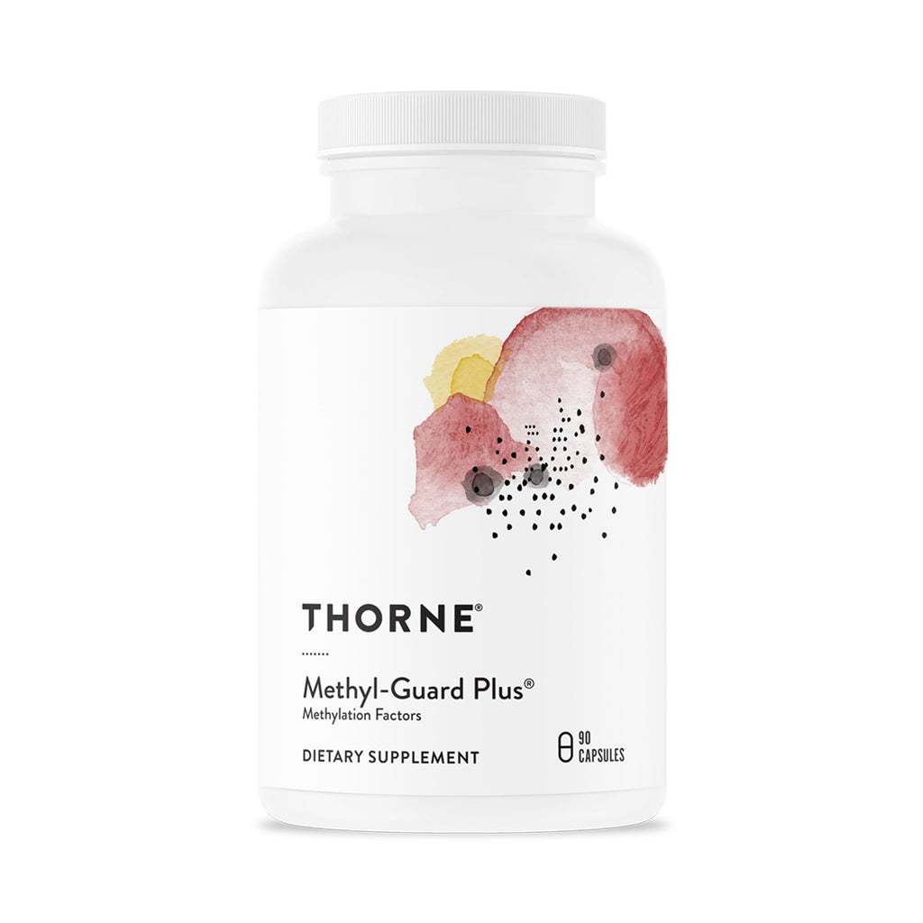 Discover Thorne Methyl-Guard Plus, a premium imported dietary supplement featuring 90 capsules for optimal health, available at Curat Cart.
