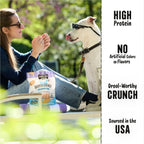 Three Dog Bakery Bark'n Crunch Chips offers high protein and drool-worthy crunch. 100% Authentic, available at Curat Cart in India.