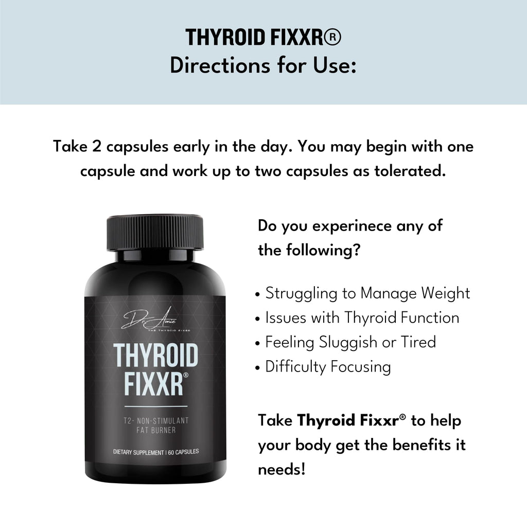 Thyroid Fixxr T2 supports thyroid health and weight management. Perfect for daily use, boost your wellness routine with Curat Cart.
