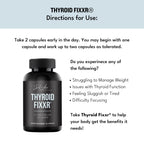 Thyroid Fixxr T2 supports thyroid health and weight management. Perfect for daily use, boost your wellness routine with Curat Cart.
