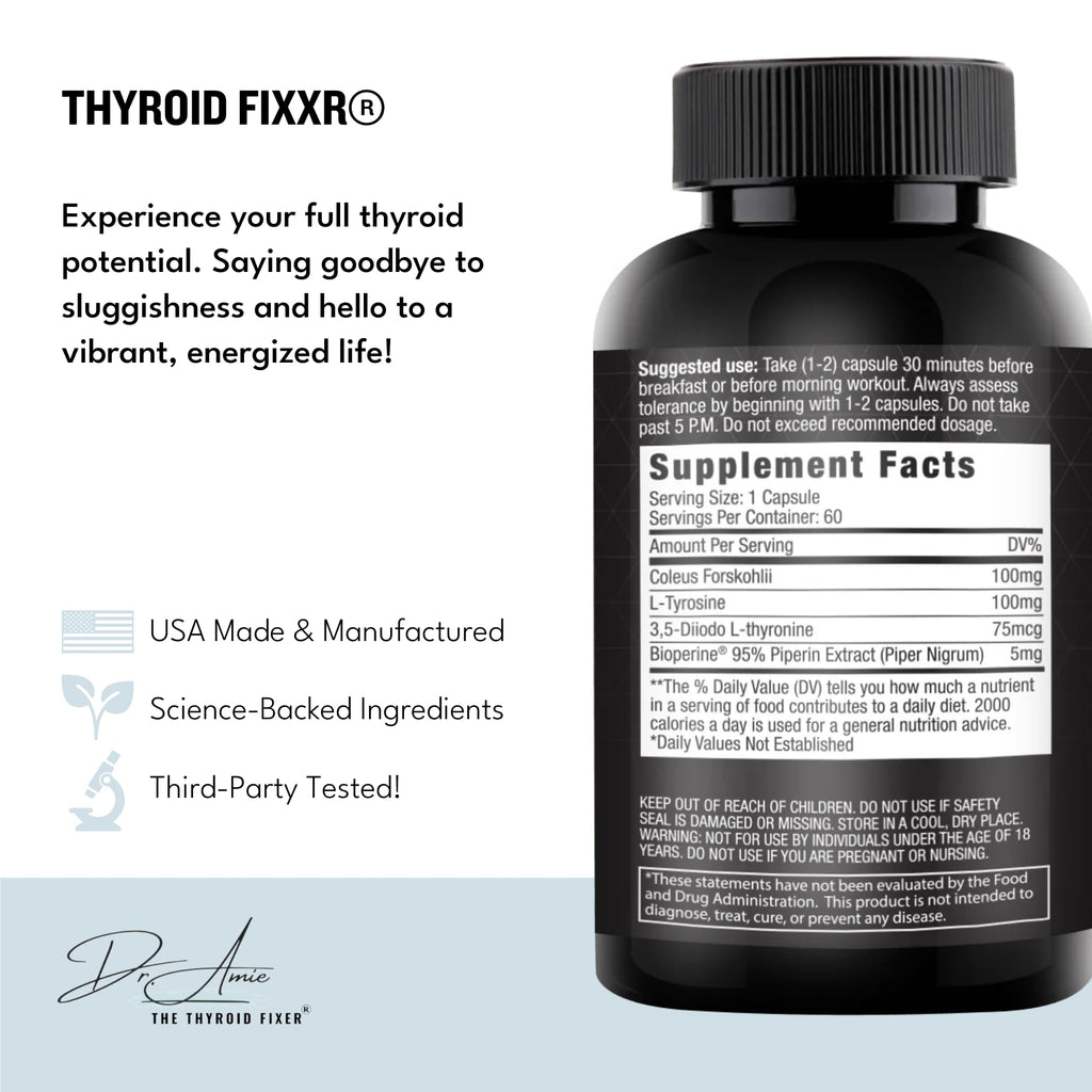 Thyroid Fixxr T2 Thyroid Support promotes energy and health. 100% Authentic, available at Curat Cart in India.