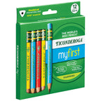 Discover Ticonderoga My First Triangular Pencils, specially curated by Curat Cart for optimal grip and control. Perfect for beginners.