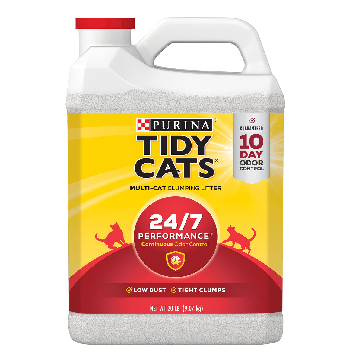 Discover premium imported Tidy Cats Scoop Cat Litter for continuous odor control, available at Curat Cart. Perfect for multi-cat households.