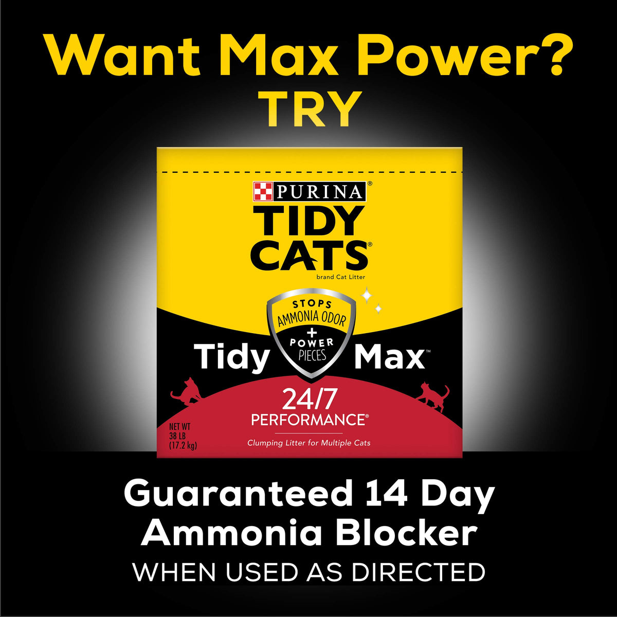 Discover Tidy Cats Scoop Cat Litter, a premium import with 14-day ammonia blocker for optimal performance, available at Curat Cart.