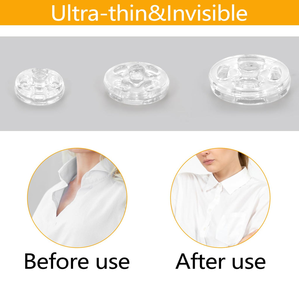 Upgrade your clothing with TIESOME Sew-on Snap Buttons Kit, ultra-thin and invisible for seamless style. Available at Curat Cart.