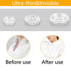 Upgrade your clothing with TIESOME Sew-on Snap Buttons Kit, ultra-thin and invisible for seamless style. Available at Curat Cart.