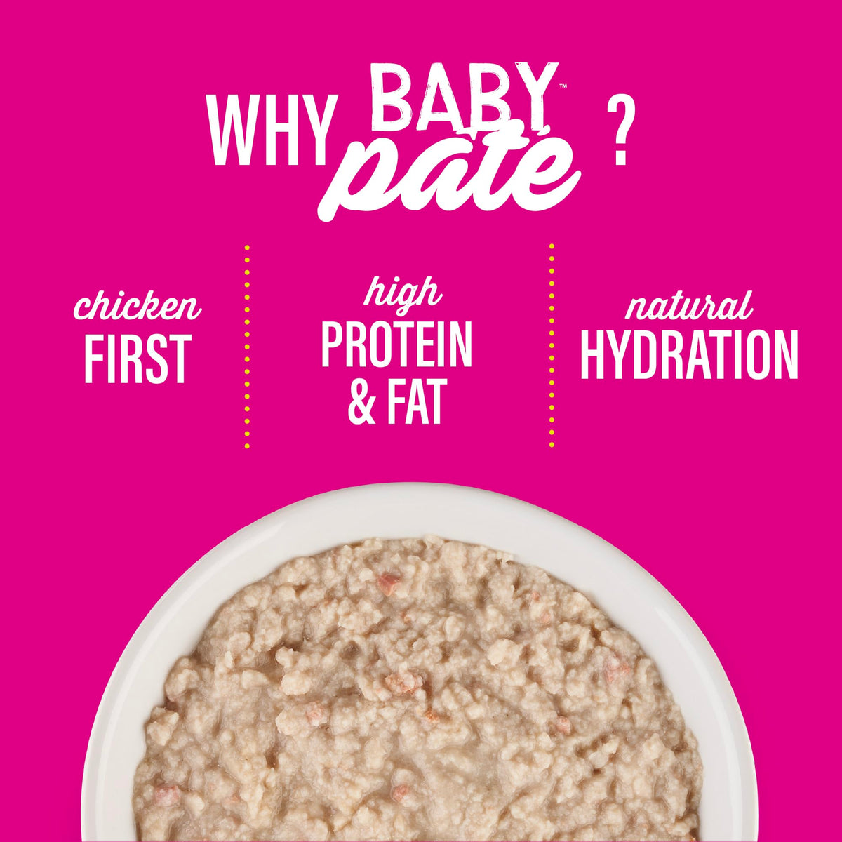 Tiki Cat Baby Pate Kitten Food offers chicken-first recipe, high protein, and natural hydration. 100% Authentic and available in India at Curat Cart.
