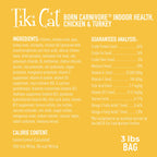 Discover Tiki Cat Born Carnivore Dry Cat Food, specially curated by Curat Cart for indoor health with chicken and turkey. Perfect for your feline.
