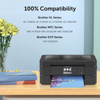 Premium Brother Toner Cartridge High Yield Replacement in official packaging, ensuring 100% compatibility with various Brother printer models. Available at Curat Cart.
