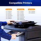 Brother TN760 Toner and DR730 Drum compatible with various HL, MFC, and DCP printer models. 100% Authentic and available in India at Curat Cart.