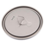 Discover the 100% authentic TOAKS Titanium Pot lid, available in India at Curat Cart. Perfect for outdoor cooking needs.