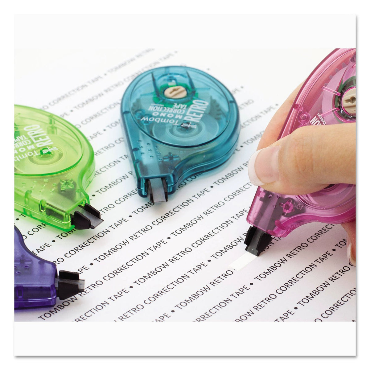 Discover Tombow Mono Correction Tape in vibrant colors, 100% Authentic and available in India at Curat Cart.