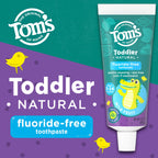 Tom's of Maine Toddler Toothpaste, fluoride-free, gentle for kids. 100% Authentic, available at Curat Cart in India.