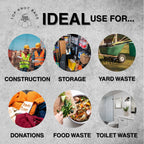 Discover Top Knot Bags premium imported garbage trash bags, perfect for construction, storage, donations, and more at Curat Cart.