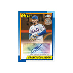 Discover the premium imported Topps Chrome Baseball Update Series featuring Francisco Lindor. Available at Curat Cart.