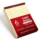Explore TOPS Legal Pads 6 Pack, premium imported, featuring 50 sheets of legal ruled paper. Available at Curat Cart.