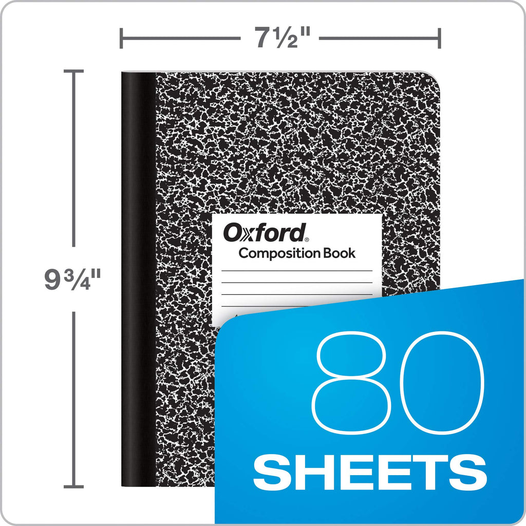 Tops Oxford Composition Notebooks feature 80 sheets, 100% Authentic, available at Curat Cart in India.