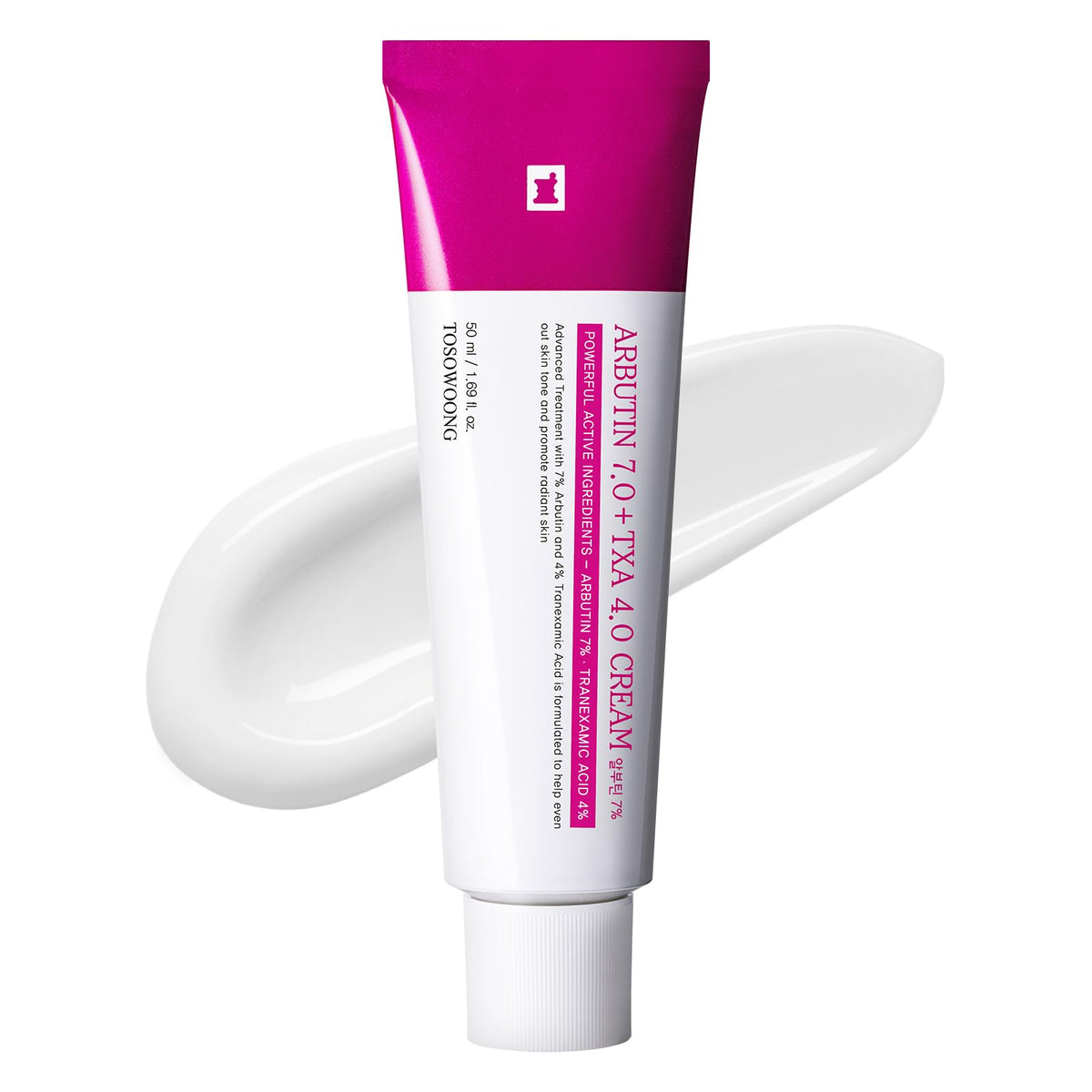 Discover 100% authentic TOSOWOONG Arbutin Tranexamic Acid Cream for brightening and skin tone improvement.