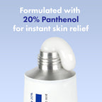 TOSOWOONG Panthenol Barrier Cream features high-quality packaging, enriched with 20% Panthenol for instant skin relief. Available at Curat Cart.