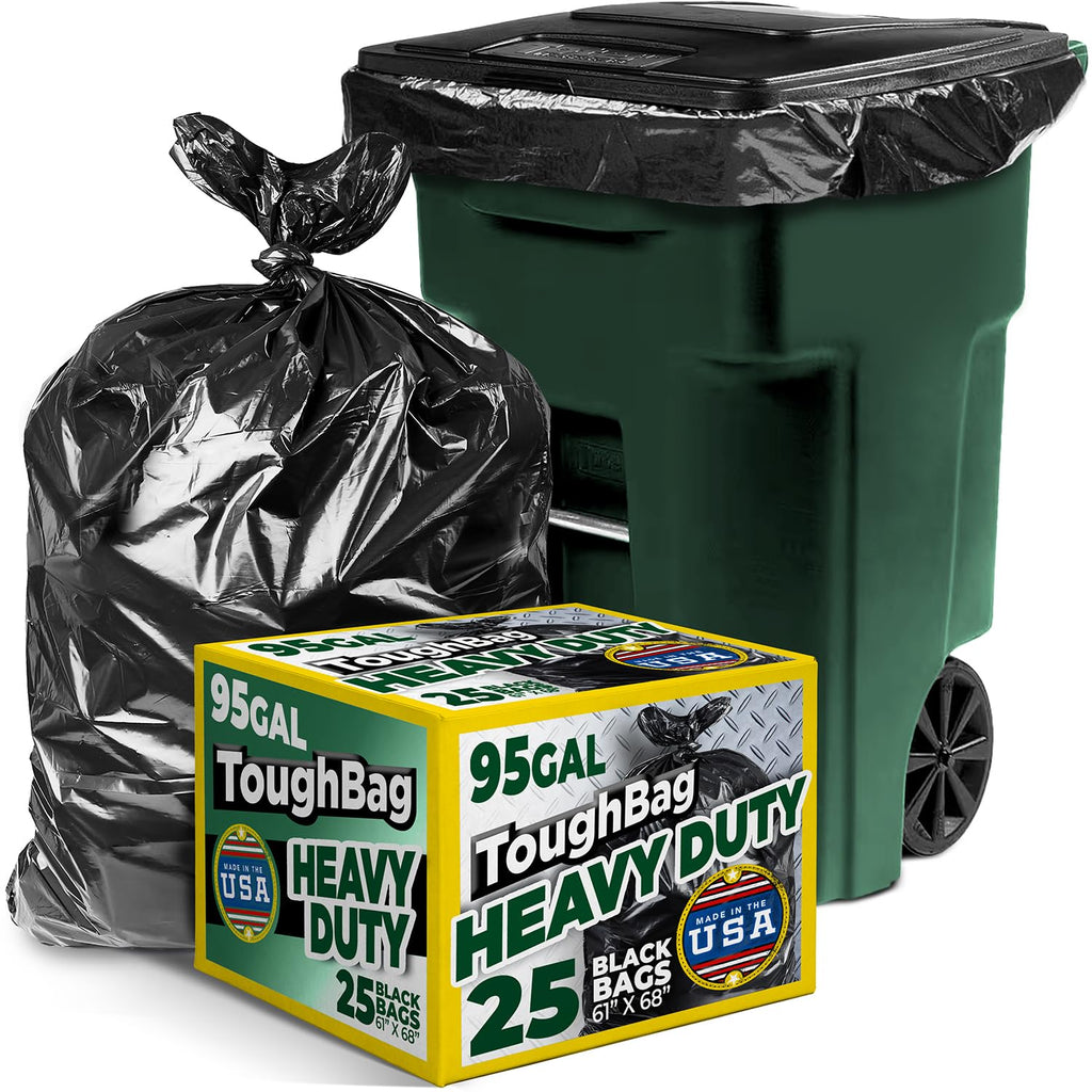 Discover ToughBag Heavy Duty Trash Bags, premium imported quality for tough waste management. Available at Curat Cart.