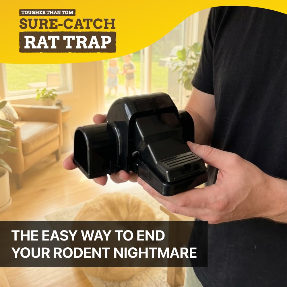 Tougher Than Tom Rat Trap showcased by Curat Cart, specially curated to effectively end your rodent nightmare. Shop now.