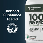 Transparent Labs Pea Protein Powder offers 100% authenticity and is available in India at Curat Cart. Banned substance tested for safety.