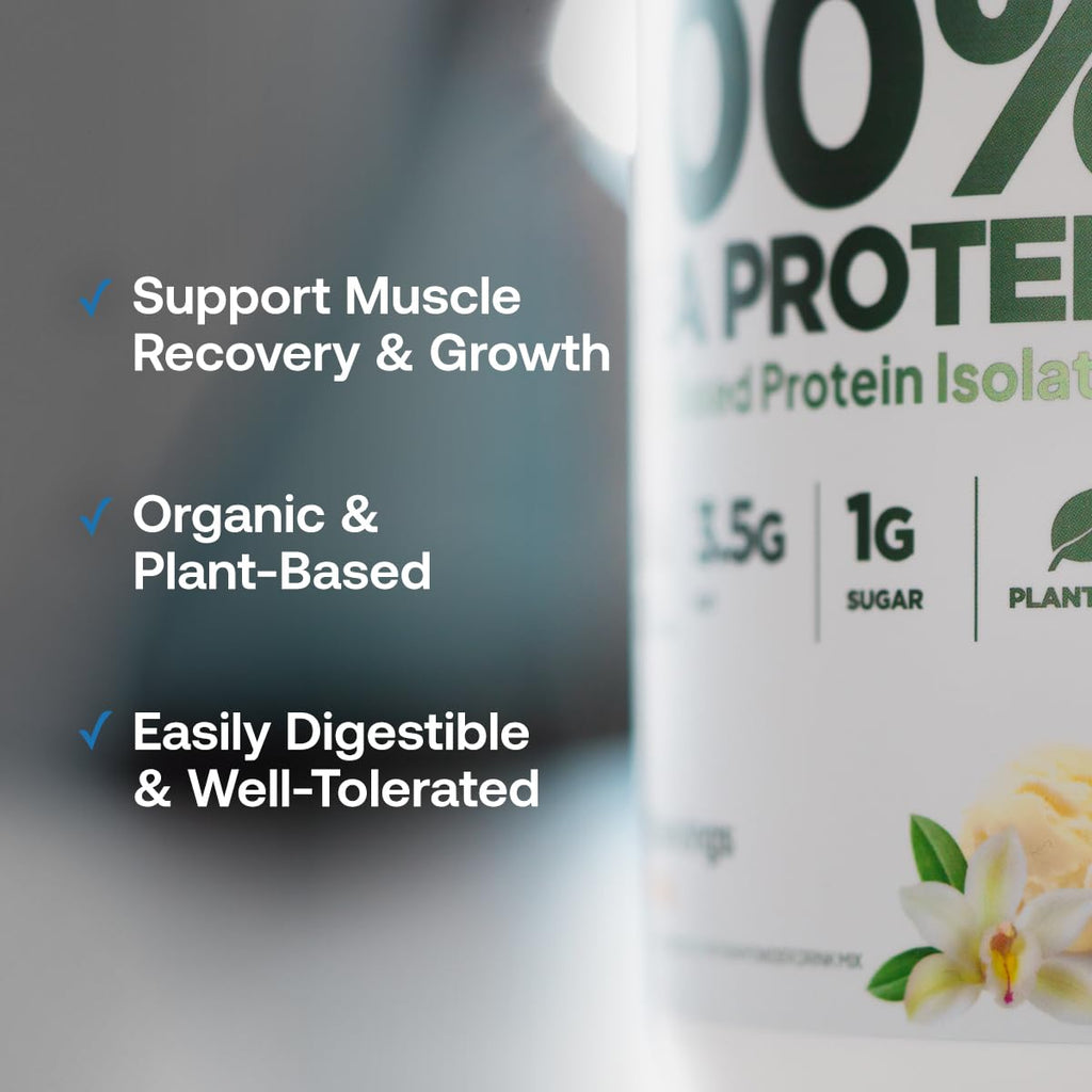Boost your fitness with Transparent Labs Pea Protein Powder, perfect for muscle recovery and growth. Available at Curat Cart.