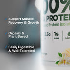 Boost your fitness with Transparent Labs Pea Protein Powder, perfect for muscle recovery and growth. Available at Curat Cart.