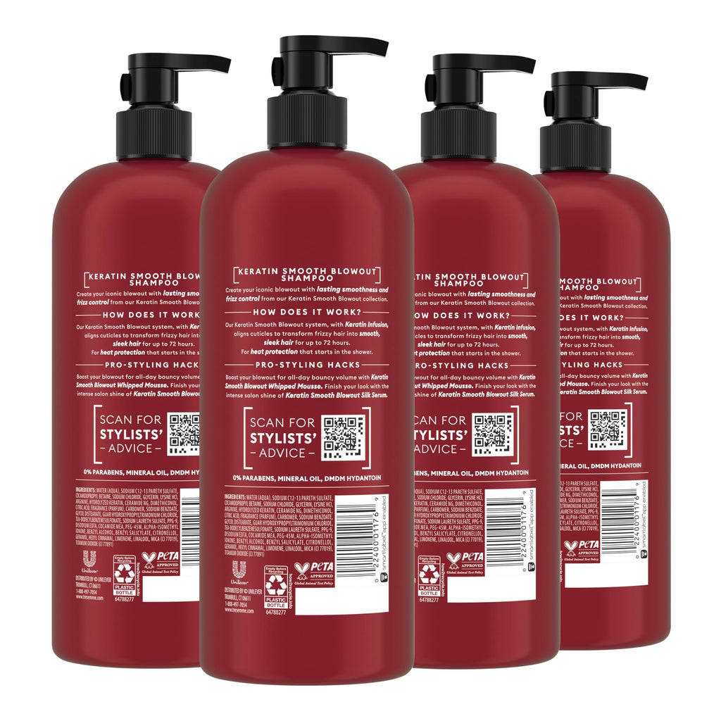 TRESemmé Keratin Smooth Shampoo offers 100% Authentic hair care. Available in India at Curat Cart for smooth, manageable hair.